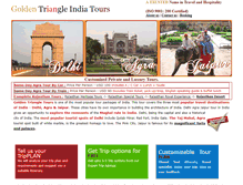 Tablet Screenshot of budgetgoldentriangletours.com